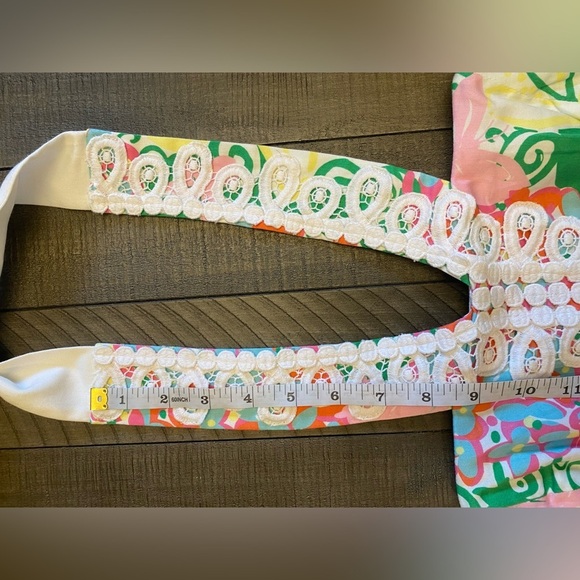 Lilly Pulitzer Isabel halter dress Resort White Mariposa print - Picture 7 of 12